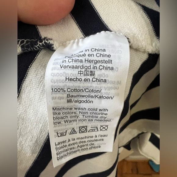 J. Crew Stripe Knit Maxi Dress Nautical S - Picture 11 of 11